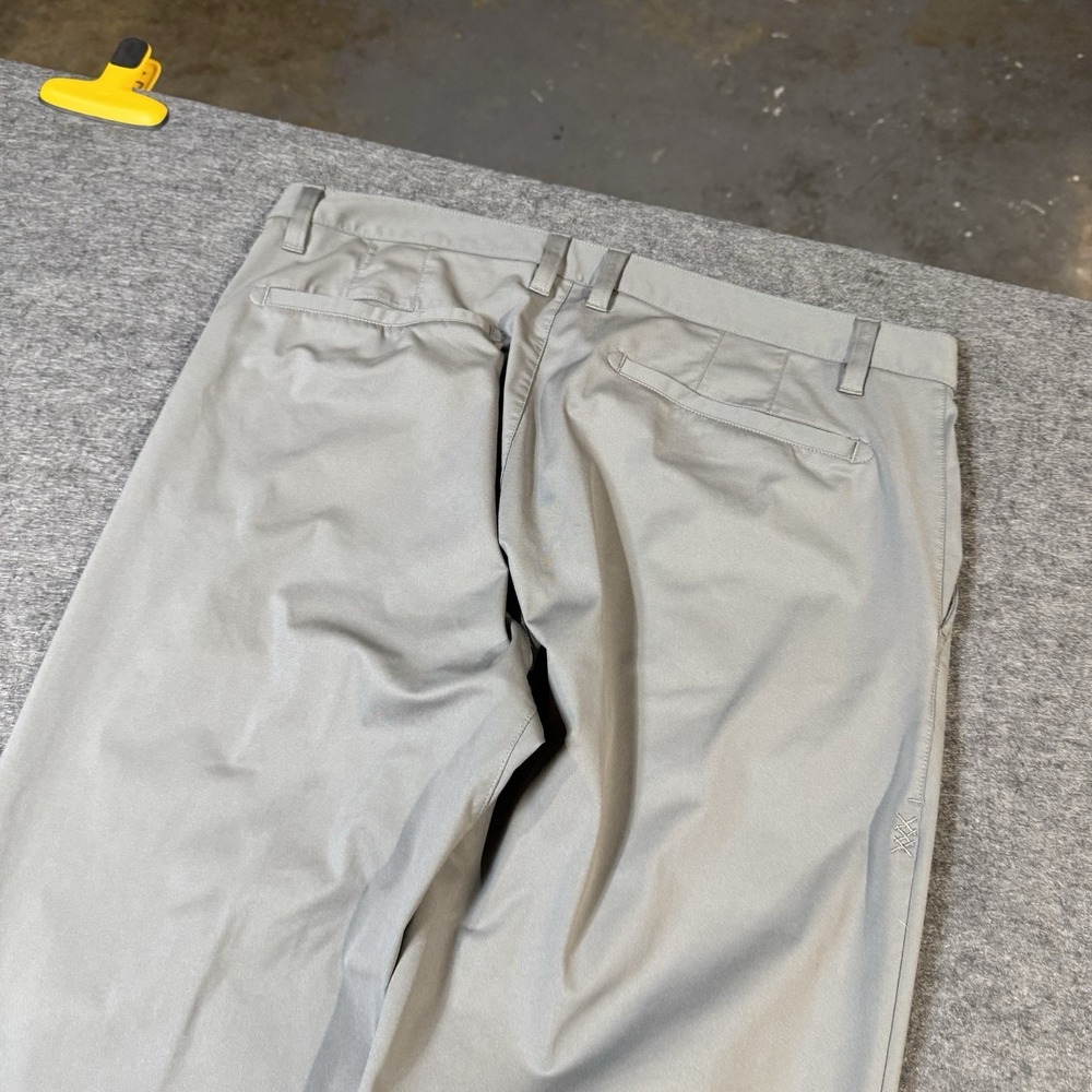 Rhone Commuter Pants Mens 34 Gray Classic Fit Performance Lightweight Golf Work - Picture 8 of 14